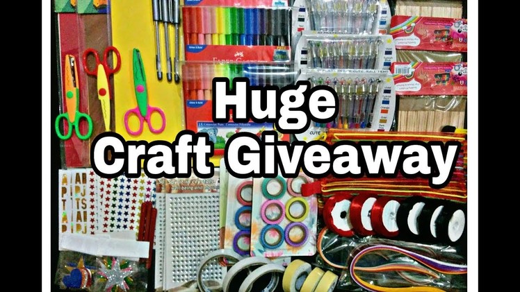Huge Craft Giveaway | 200K Subscribers Giveaway (Closed)