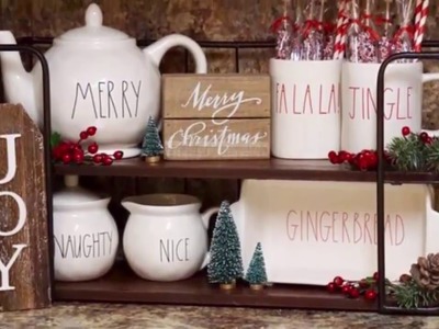 Kitchen Christmas Decorating and Coffee Bar Ideas