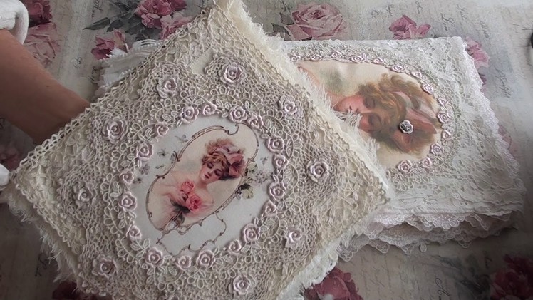 Lace Pocket Books for Jean Wragg