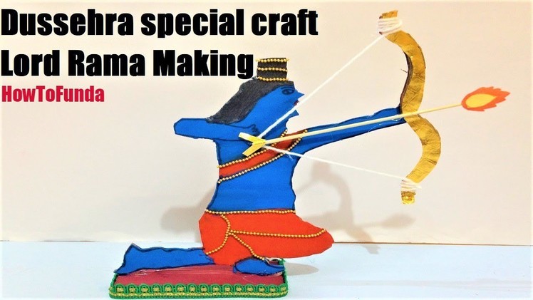 Lord rama craft ideas with cardboard | Drawing Jai shree Ram | Dussehra and Ramnavmi Special