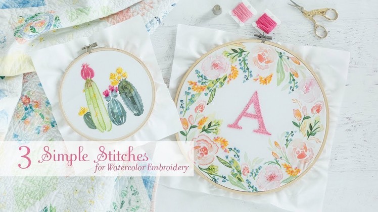 Natalie Malan Walmart Embroidery 3 Simple Stitches DIY for Coats