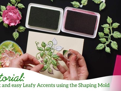 Quick and Easy Leafy Accents using the Shaping Mold