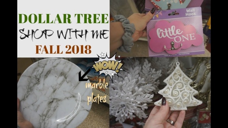 SHOP WITH ME AT DOLLAR TREE 2018| LOTS OF NEW FINDS| Megan