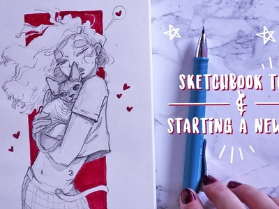 Sketchbook Tour #12 + breaking into a new one!