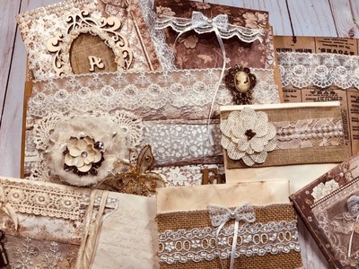 Stamperia Old Lace - Journal Envelopes DT for ASC Supplies