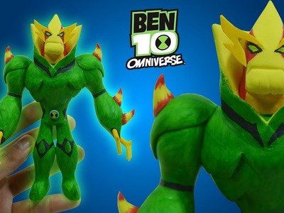 SWAMPFIRE FULLY BLOSSOMED | BEN 10 OMNIVERSE | Air Dry Clay Tutorial