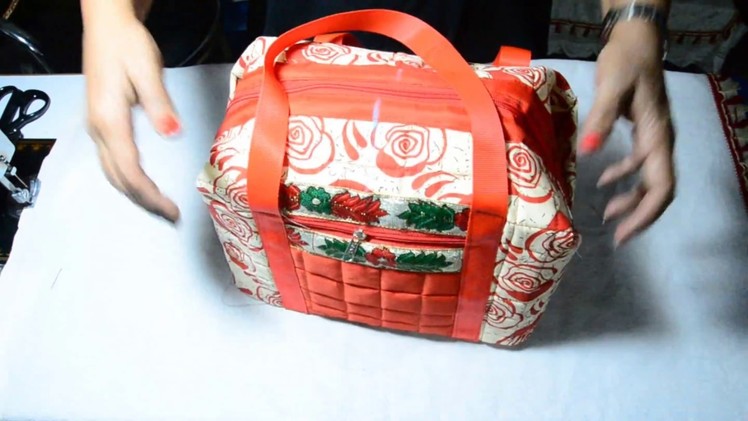 २ दिन के सफर के  लिए बनाये  छोटा बैग . HOW TO MAKE MINI TRAVEL BAG
