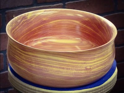 Woodturning a Solid Cedar Bowl