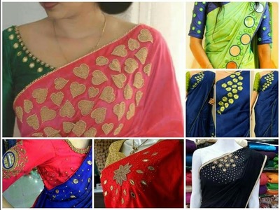 Amazing Aari Maggam work designs for Saree,Chudidhar,Blouse