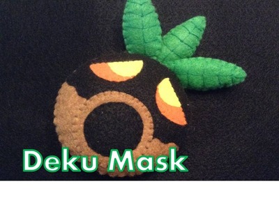 Deku Mask Plush Tutorial