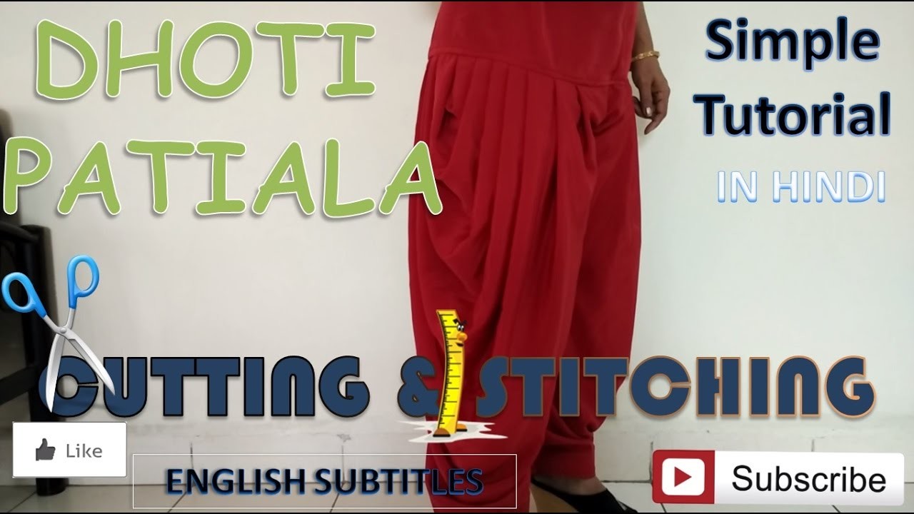 Dhoti Patiala | How To Sewing Tutorial | Diy