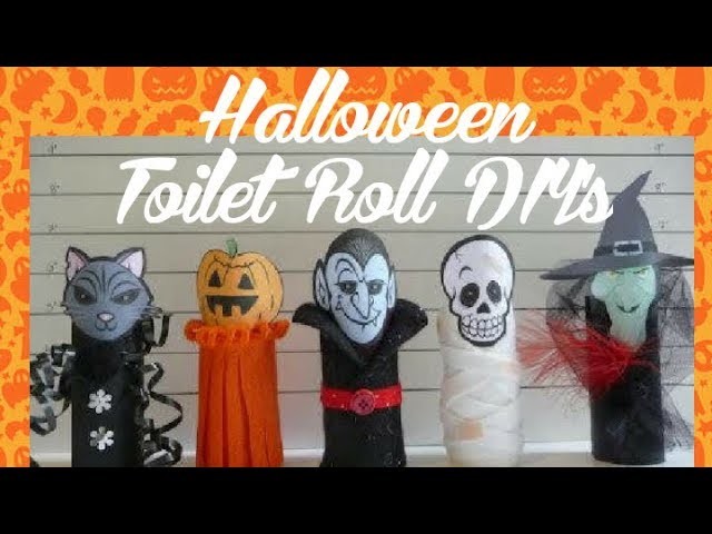 DIY|How to make Halloween  Art & Craft Theme using Empty Toilet Rolls Hacks