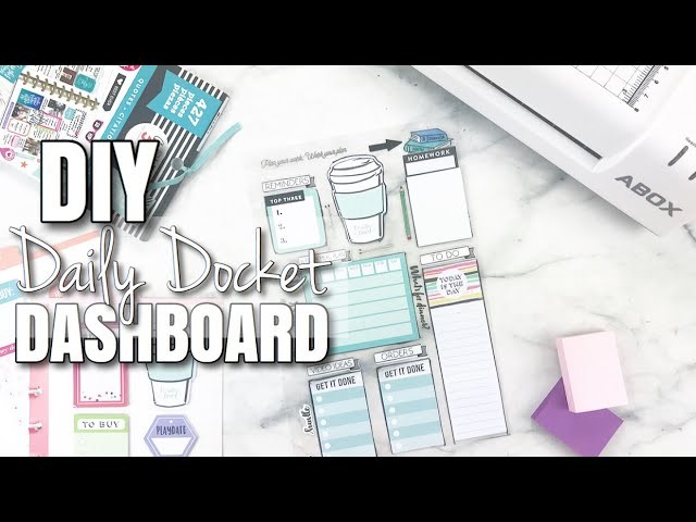 DIY Weekly Docket Dashboard | + ABOX Multi-Laminator First Impressions | At Home With Quita