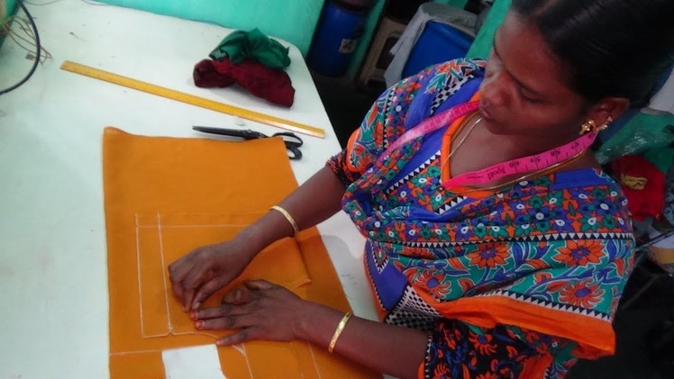 EASSY Blouse Cutting In Tamil | ஜாக்கெட்~ ப்ளவுஸ் ~ வெட்டும் முறை ~Simple Designer Blouse Cutting ,