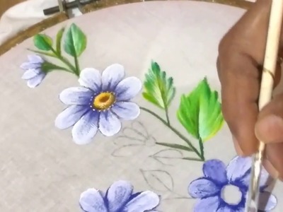 Fabric painting . Fabric painting on clothes. fabric painting designs for cushions.