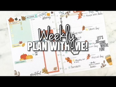 First SUPER MOM Planner Plan With Me! | October 8th - 14th | At Home With Quita