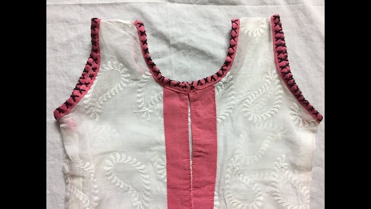 Hand embroidery borderline design for baby dress by nakshi design art