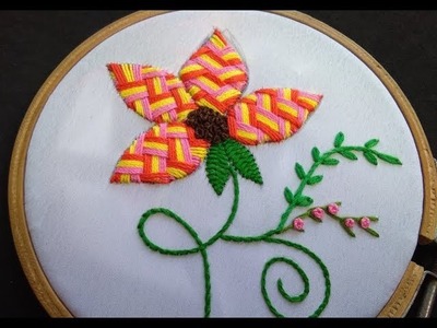 Hand Embroidery - Checkered Stitch Embroidery