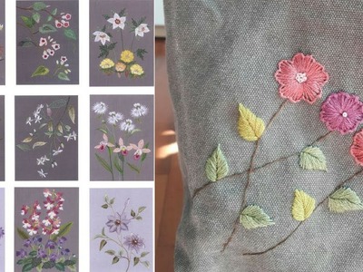 Hand embroidery design for baby dress, kameez, purse, bedsheet
