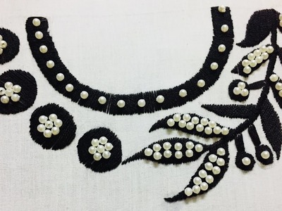 Hand embroidery neckline embroidery design by nakshi design art (গলার ডিসাইন )
