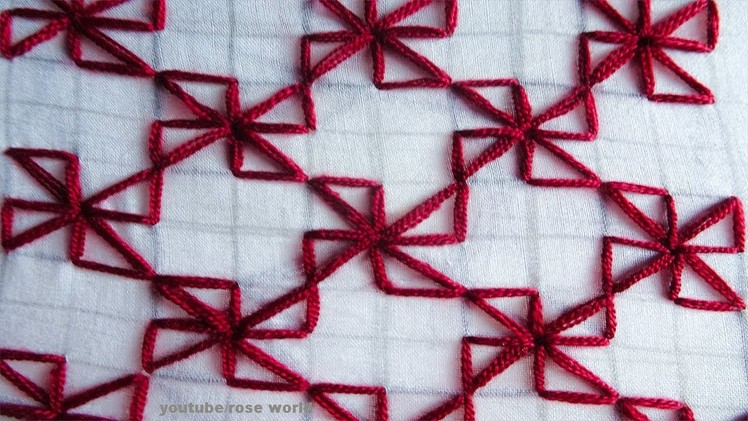 Hand Embroidery Stitches: Nakshi kantha hand Embroidery | basic hand embroidery tutorial