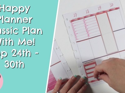 Happy Planner Classic Plan With Me - Sep 24th - Sep 30th