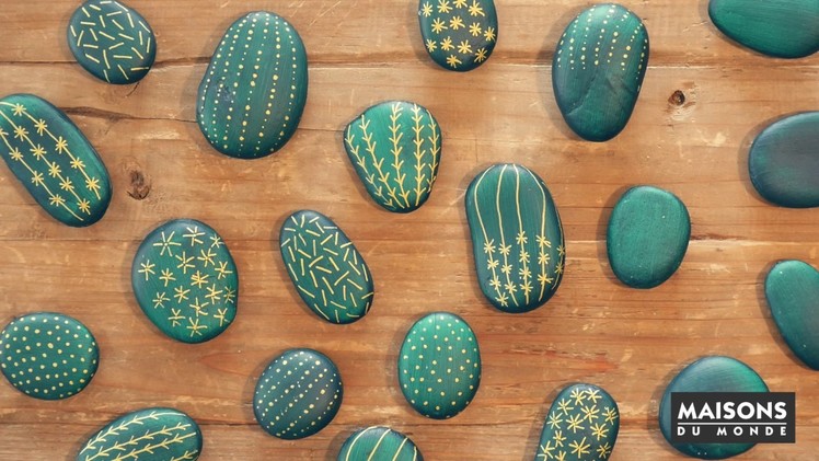 How can you create an artificial cactus with pebbles? | Maisons du Monde