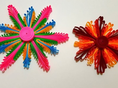 ✅ How to make a pretty quilling Flower with a comb tool