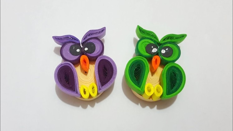 How to make a quilled OWL. Easy Quilling Tutorial Quilling Easy Birds Episode 1: