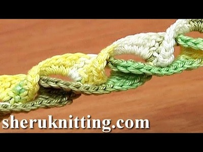 How to Make  Crochet  3D Cord Tutorial 5