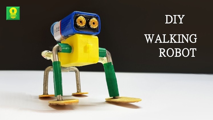 How to make Cute Walking Robot - simple DIY Robot