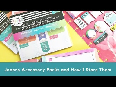Joann Accessory Pack Flipthroughs and How I am Storing Them