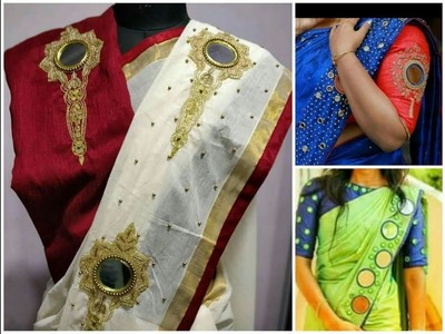 Latest mirror | Hand embroidery designs | Party | Celebrity model | Aari Work for Sarees,Blouses