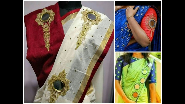 Latest mirror | Hand embroidery designs | Party | Celebrity model | Aari Work for Sarees,Blouses