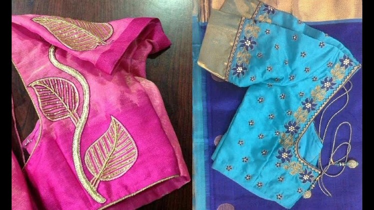 Latest Thread Embroidery Work Blouse Design For All Women | Blouse Thread Work | Simple Thread Work