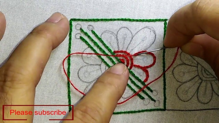 Nakshi kantha design stitch-25, how to stitch nakshi kantha,নকশী কাঁথা সেলাই, नक्षी कंध सिलाई