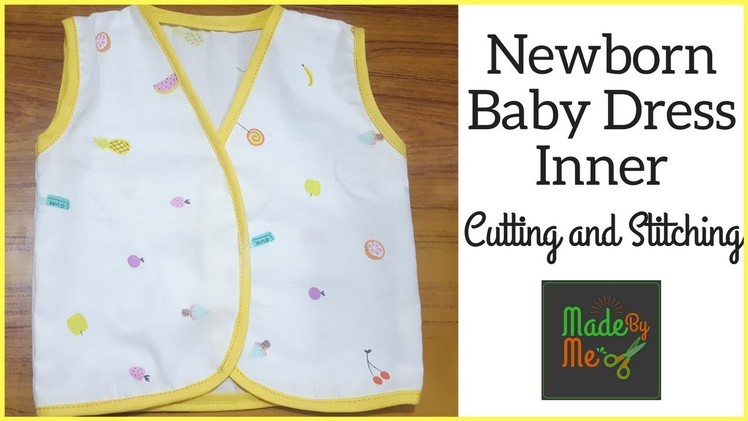 Newborn baby Dress Inner Cutting and Stitching in Hindi.Urdu