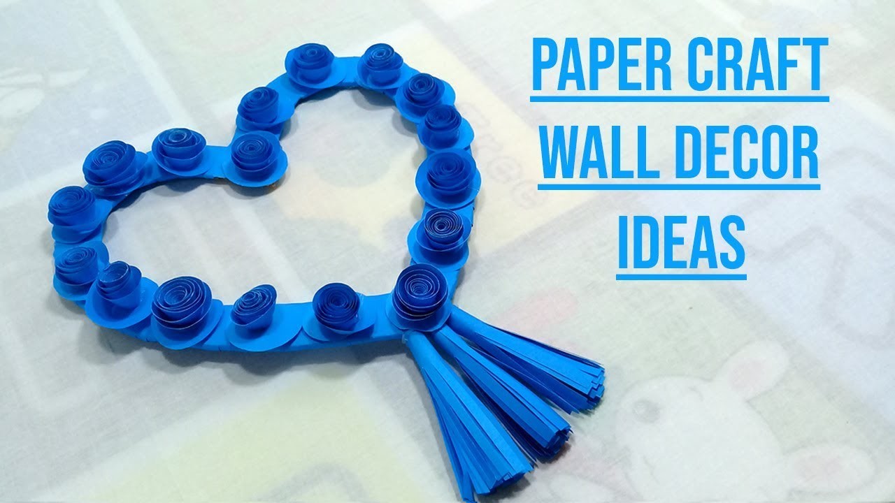 Paper Craft Wall Decor Ideas | DIY Decoration Idea with Paper