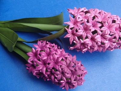 Quilling Hyacinth Flower Tutorial | DIY Paper Hyacinth Flower Home Decor