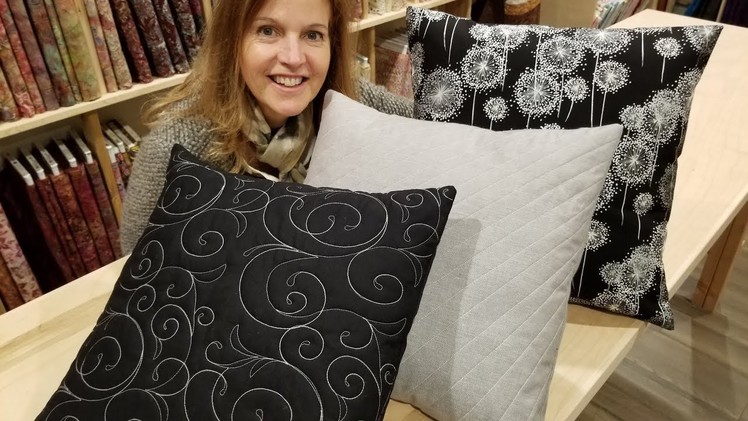 Sometimes less is more? 1 Yard, 1 Pillow, 1 Beautiful Project!