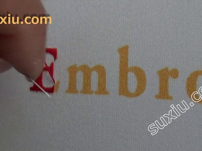 The embroidery of words文字の刺繍Embroidery for beginner(6)初心者に刺しゅう