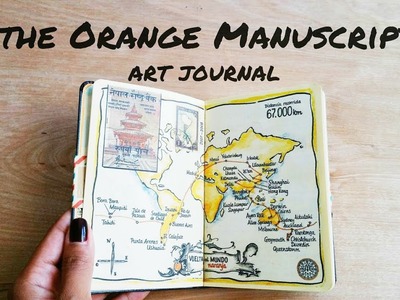 The Orange Manuscript Art Journal- First Edition
