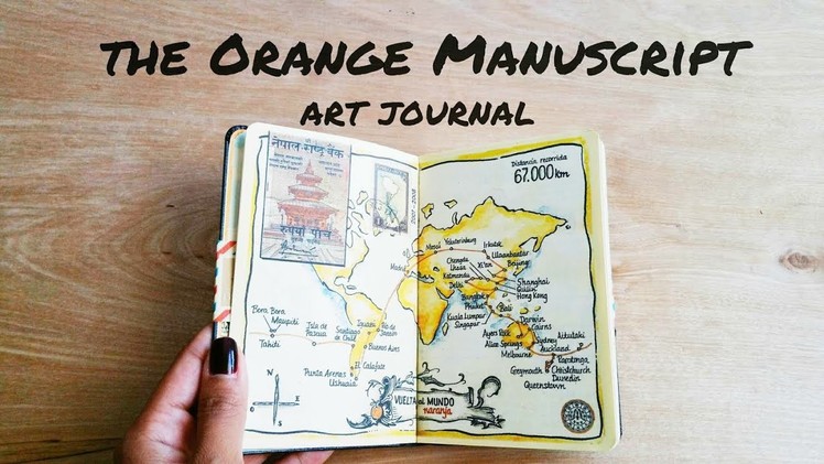 The Orange Manuscript Art Journal- First Edition