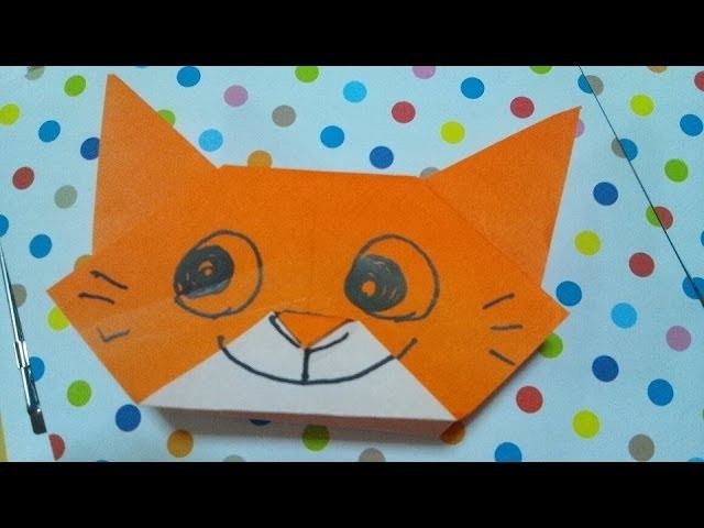 折り紙 ネコ 折り方 Origami Cat