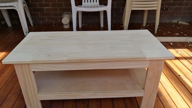 Woodworking: Making a coffee table