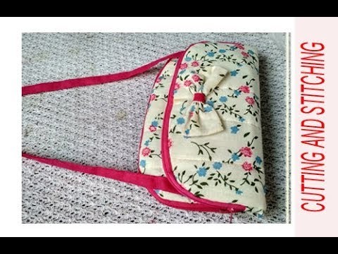 10 मिनट double zipper handmade handbag cutting and stitching.shopping bag.travel bag
