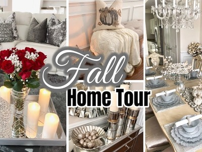 2018 Fall Home Tour! | Glam Fall Decor | Living Room & Dining Room