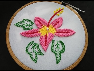 Brazilian Embroidery - Bullion Lazy Daisy Stitch