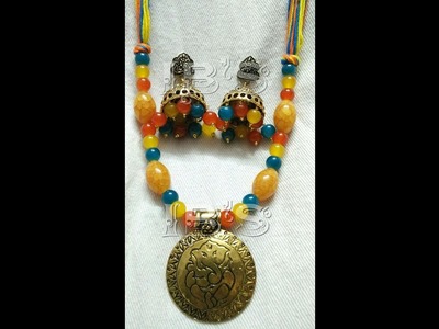CH& HJ - Handmade colourful necklace making ideas