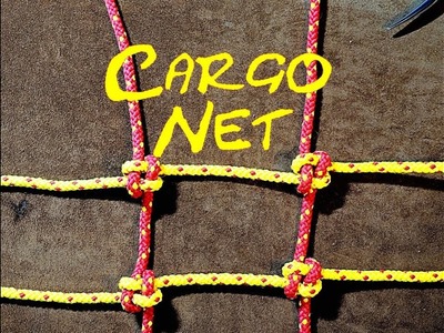 Crown Knot for Making a Cargo Net or Climbing Net